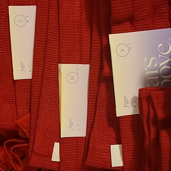 New Stars Above Perfect Cozy Flannel Red Plaid Pajama  bottom NWT - Picture 4 of 8